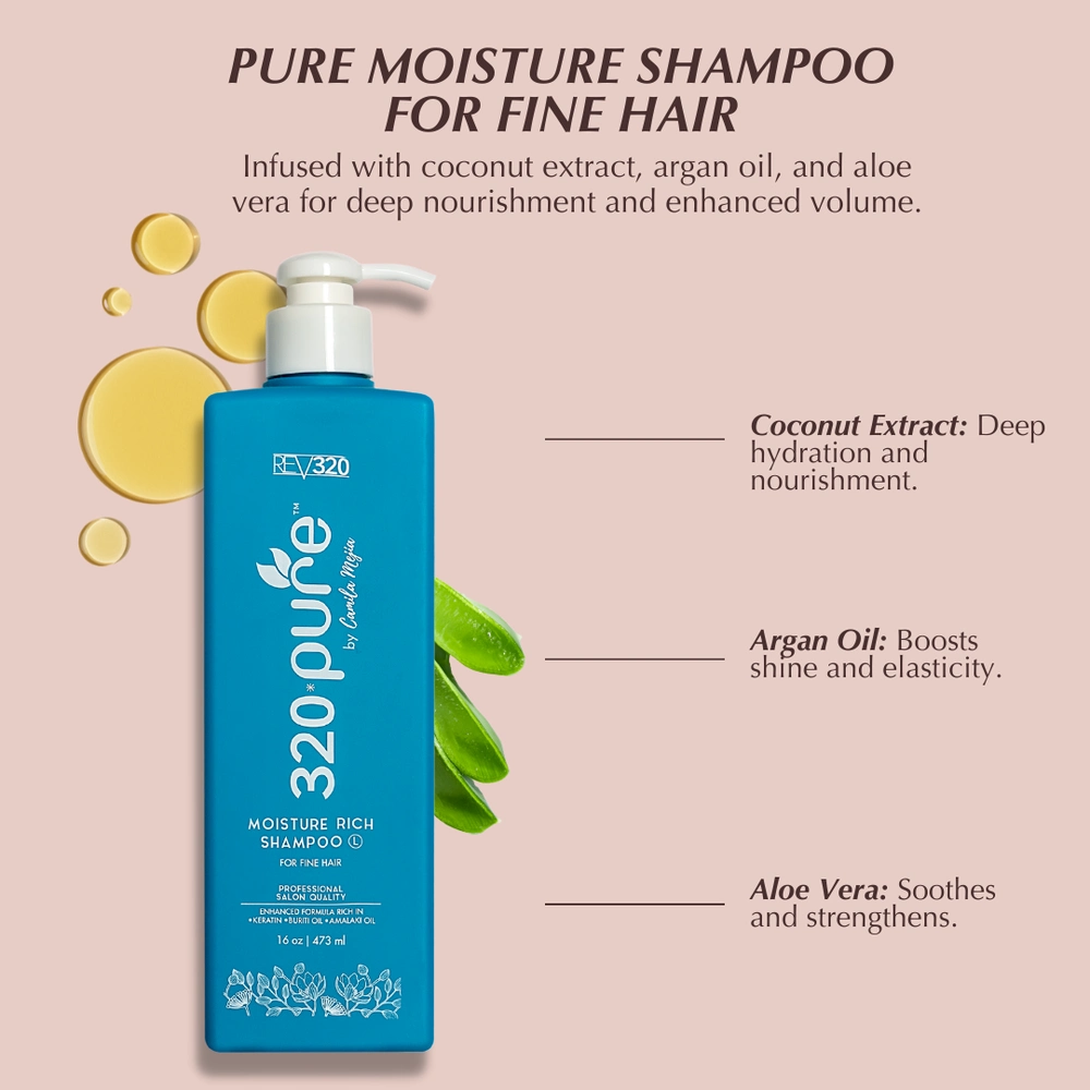 MOISTURE RICH SHAMPOO FOR FINE HAIR - Image 4